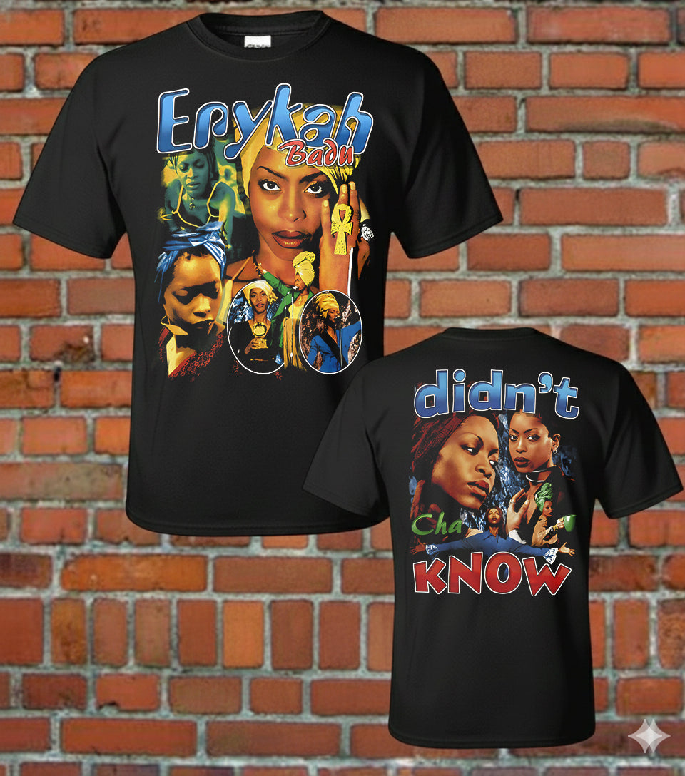 Erykah Badu - Bootleg Tee - Recreated
