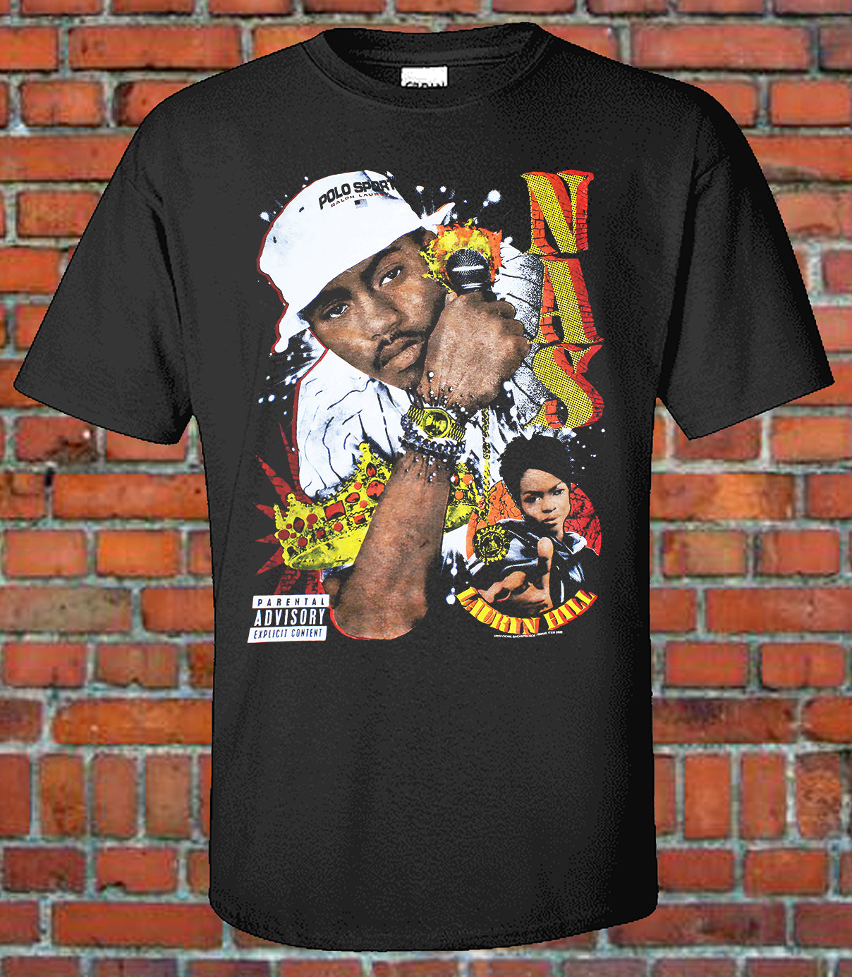 Nas and Lauryn - If I Ruled The World Bootleg Tee 1