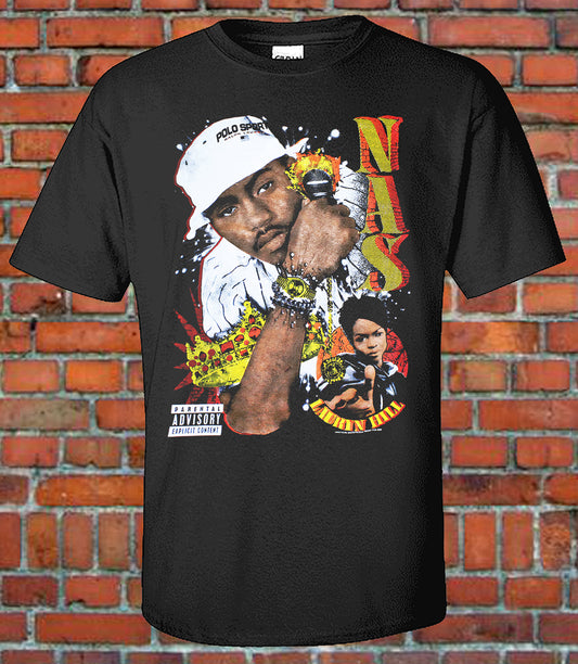 Nas and Lauryn - If I Ruled The World Bootleg Tee 1