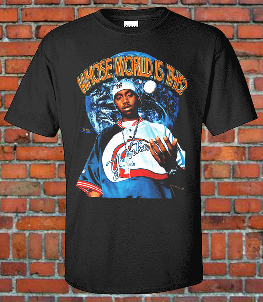 Nas - Whose World Is This Bootleg Tee