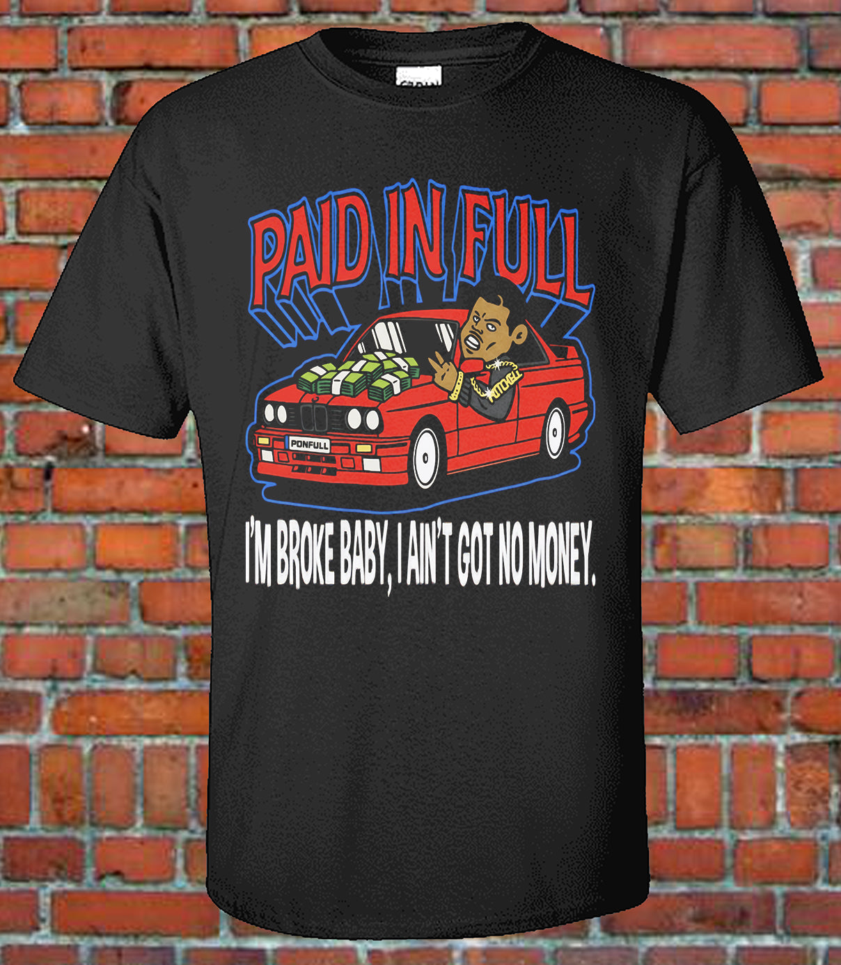 Paid In Full - Mitch Cartoon