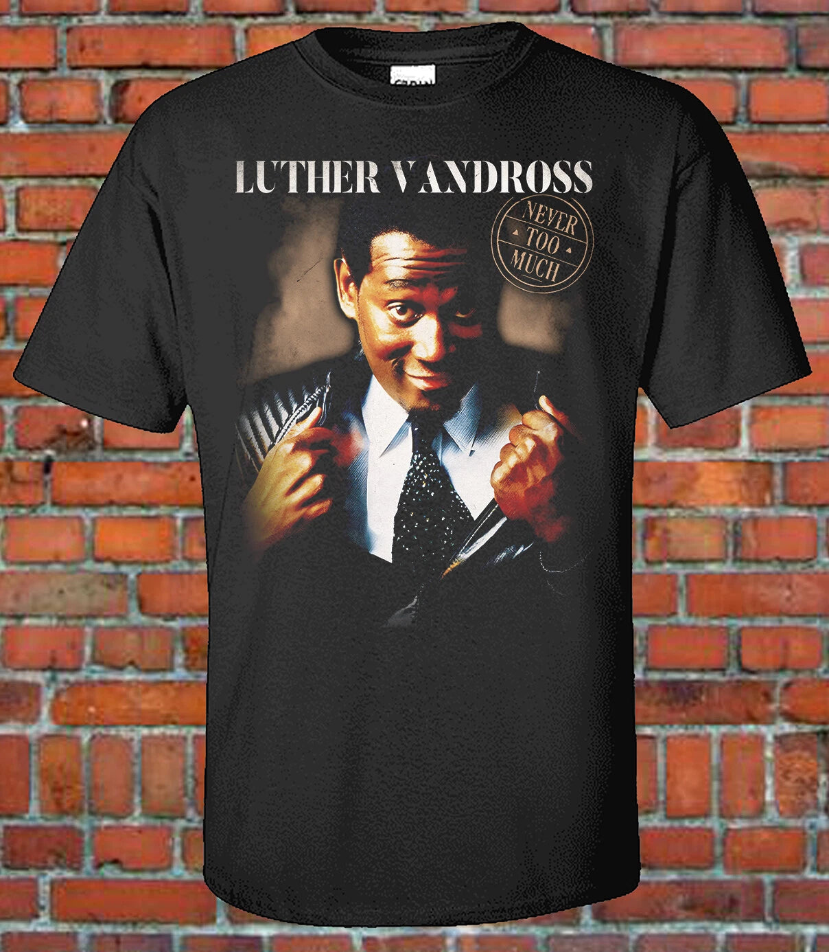 Luther Vandross Never to Much Graphic Tee